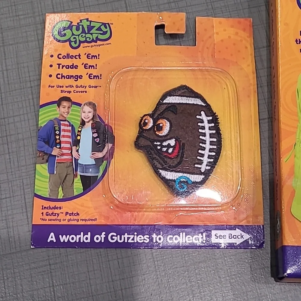 Gutzy Gear Backpack Strap Cover & Football Patch NWT
